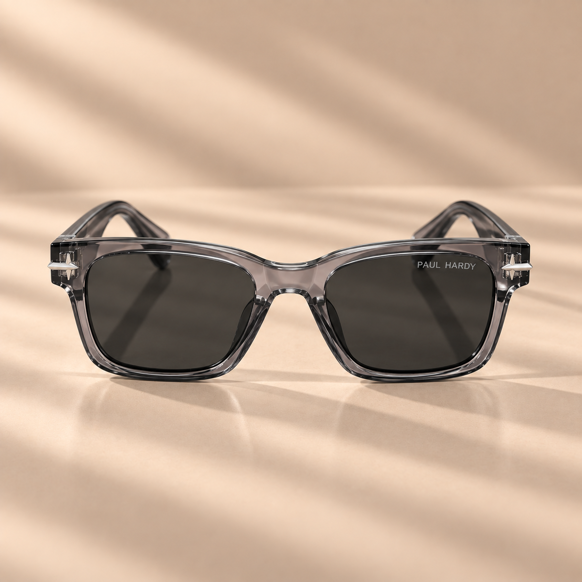 Zikrain The Traitor III crystal grey sunglasses, detail view