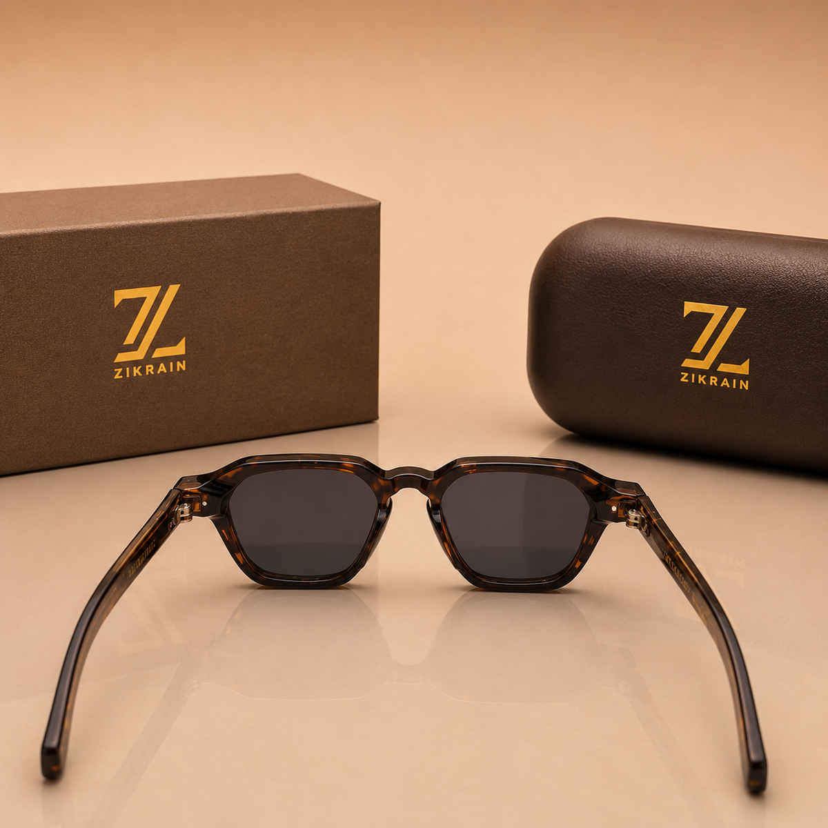 Zikrain Safari tortoiseshell sunglasses — view 4