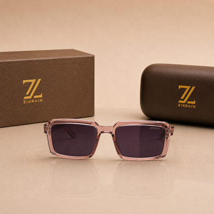 Zikrain Rush dynamic sunglasses in black acetate — product view 2