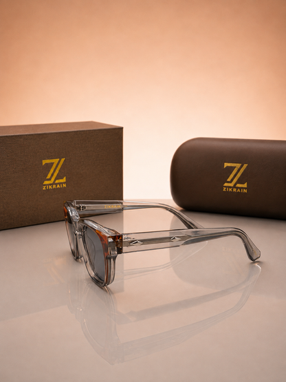 Zikrain Fine round smoke-grey sunglasses — view 3