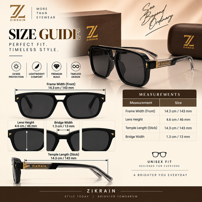 Rizz — Black Statement Sunglasses