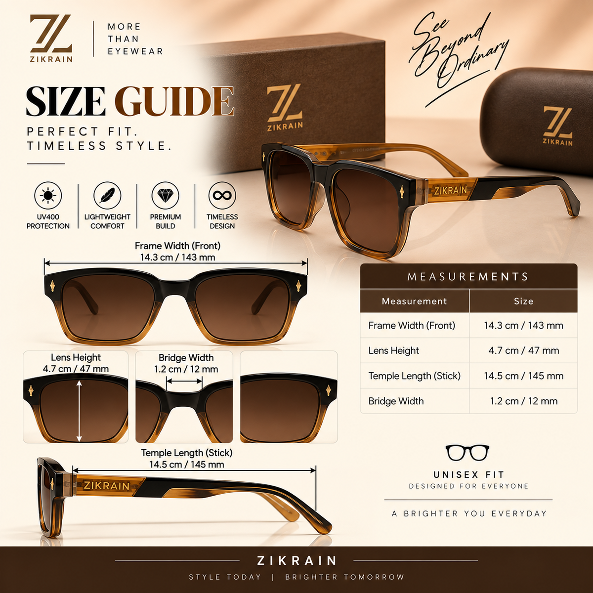 Core — Black Minimal Sunglasses